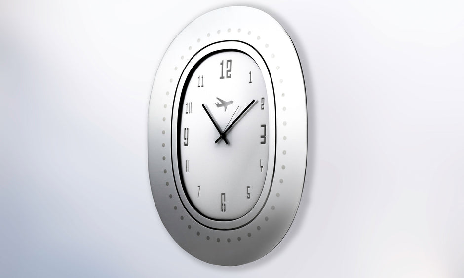 BOEING 777 WINDOW CLOCK - WHITE