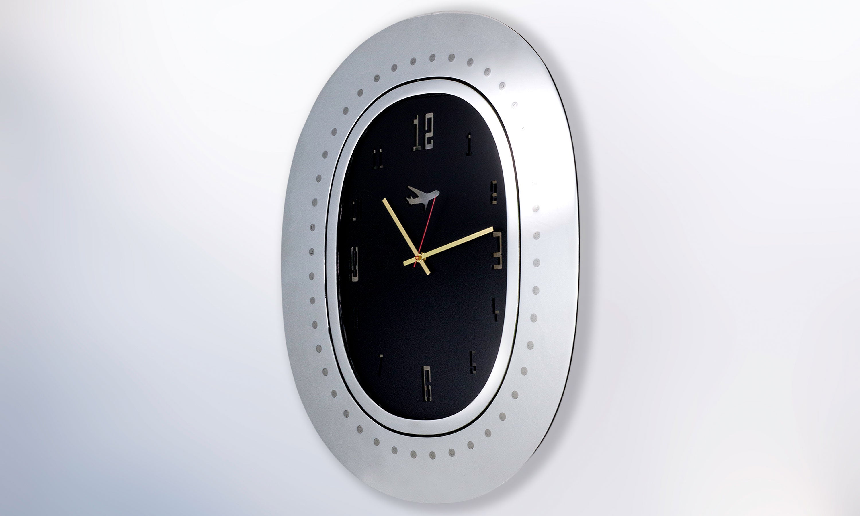 BOEING 777 WINDOW CLOCK - BLACK